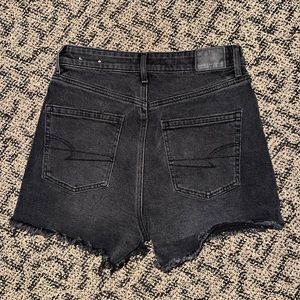 Black wash High waisted Shorts from AEO